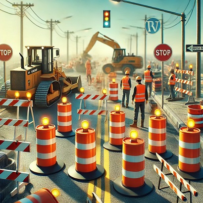 Jak słupki drogowe z taśmą poprawiają bezpieczeństwo na remontowanych drogach