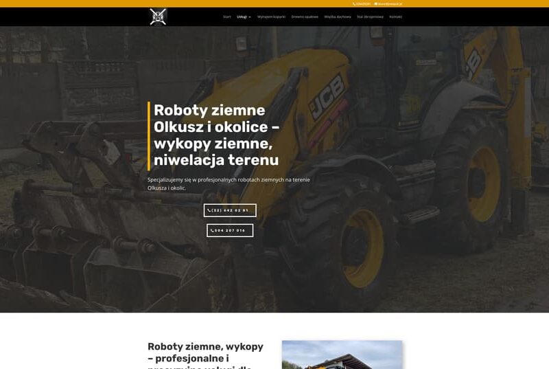 Usługi minikoparką Olkusz